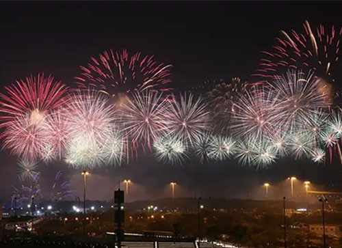 松江区焰火晚会